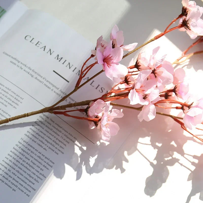 Spring Peach Blossom Decor Branch