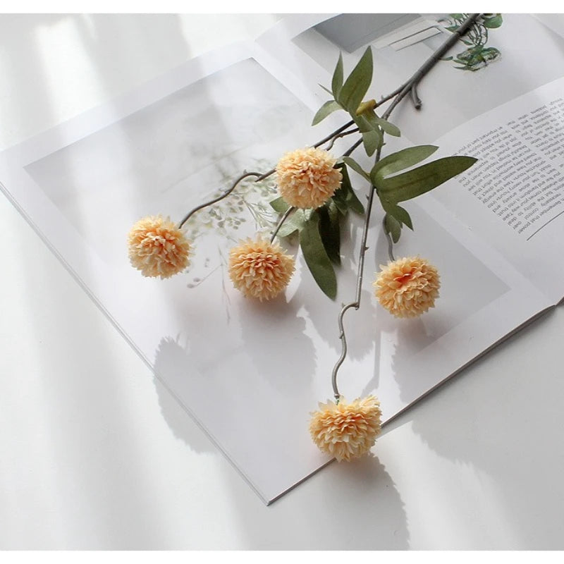 Autumn Dandelion Decorative Flower Stem