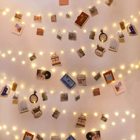 Rustic Wedding Decoration Photo Clip Fairy String Light Birthday Party Decor Kids Gifts Wedding Bride To Be Party Supplies