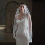 Lace Fingertip Bridal Veil