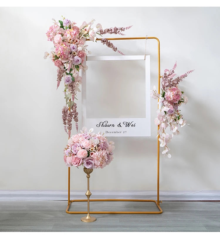 Pink Purple Flower Arrangement Pieces