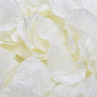 500Ps 5*5CM Artificial White Rose Petal For Wedding Party Decoration Romantic Flower Silk Petals Rosas Para Casamento Supplies