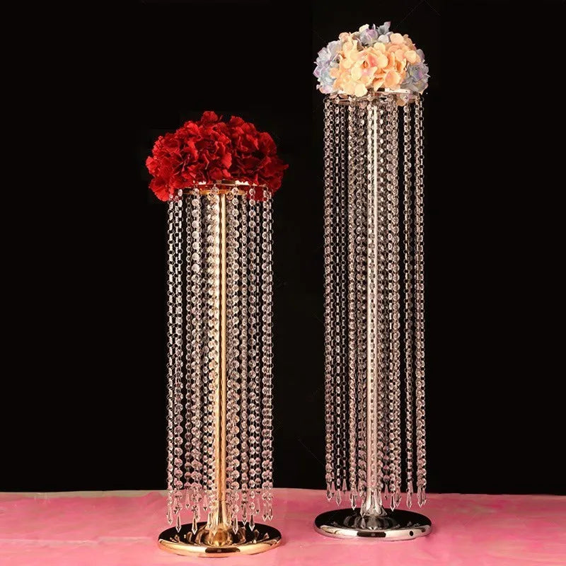 Twist Design Flower Stand Elegant Event Decor