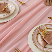 Sheer Chiffon Wedding Table Runners – Set of 6
