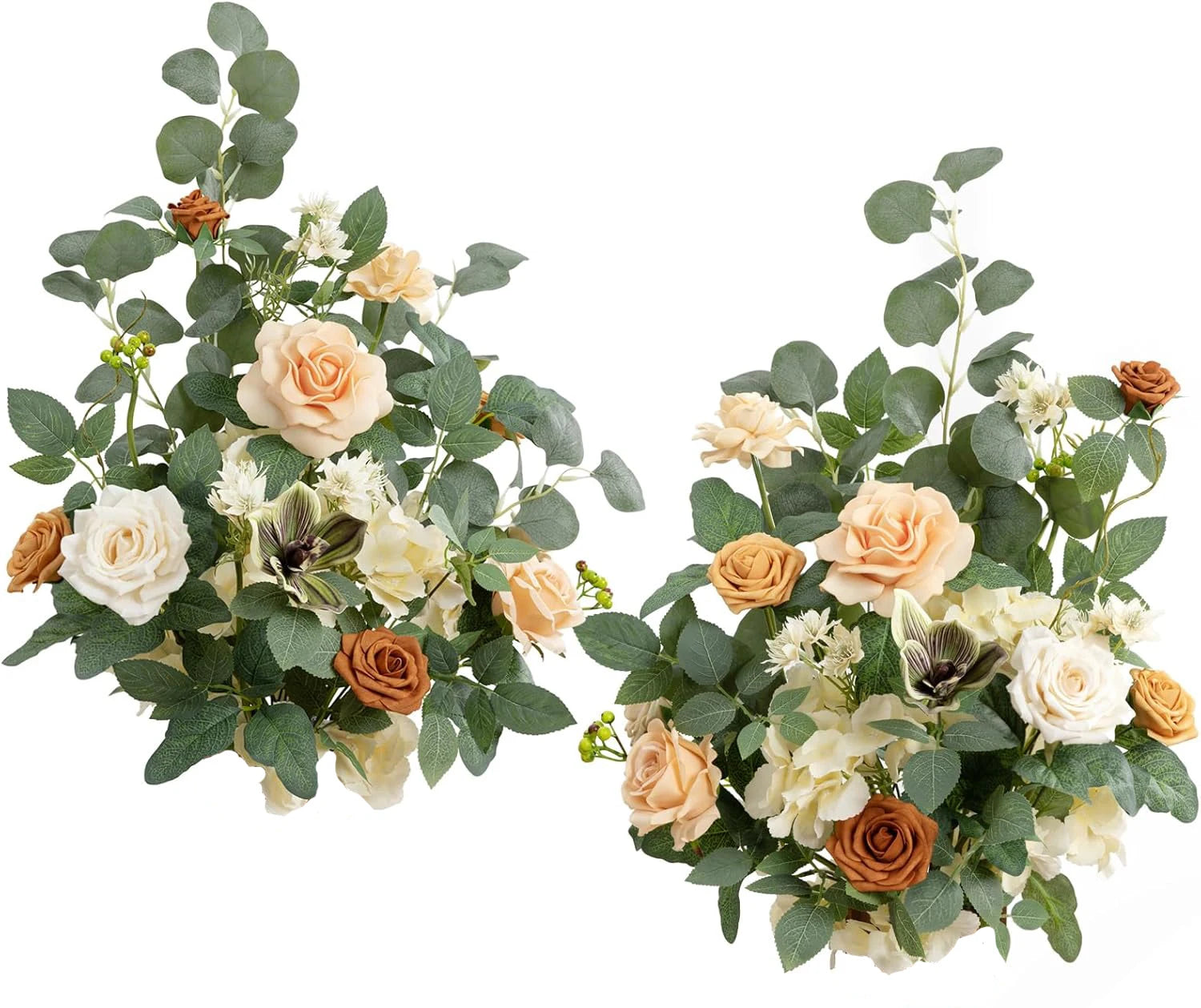 Premium White Green Floral Centerpiece Wedding Decor