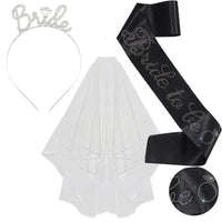 3pcs Wedding Engagement Party Bridal Shower Decorations Supplies Bride