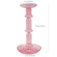 Pink Wedding Table Centerpieces Candle Holder Wedding Decoration Flower Vase Home Decoration Accessories Vases Room Decor