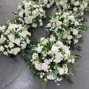 Luxury White Flower Ball Wedding Decoration Piece