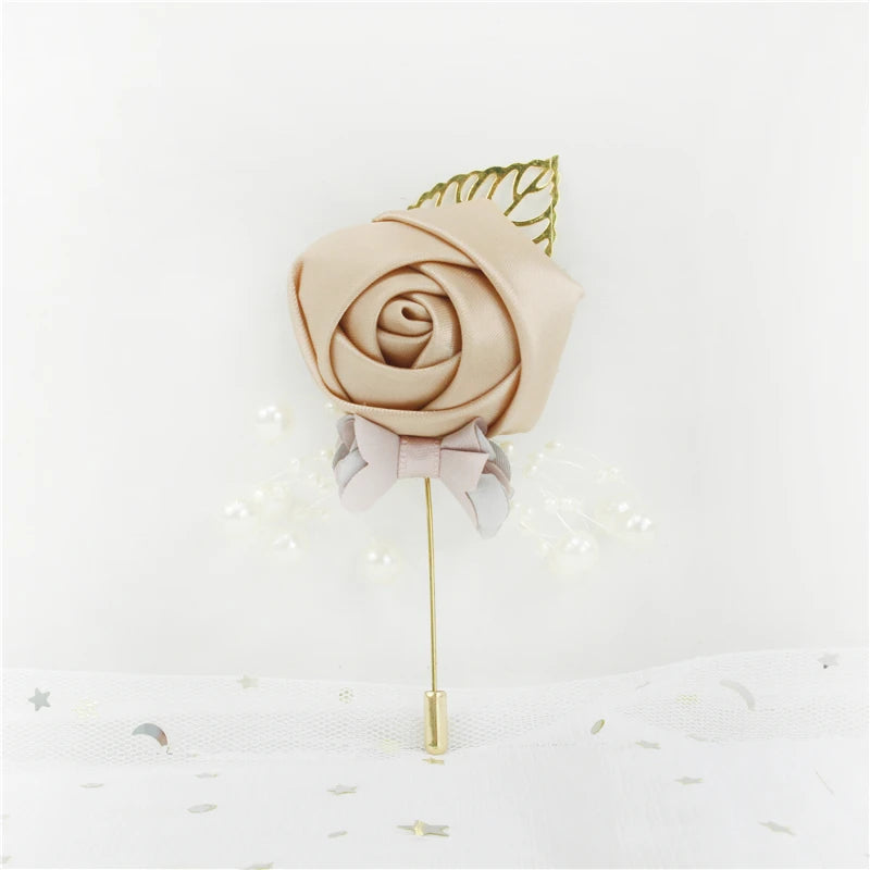 Rose Groom Wedding Boutonniere