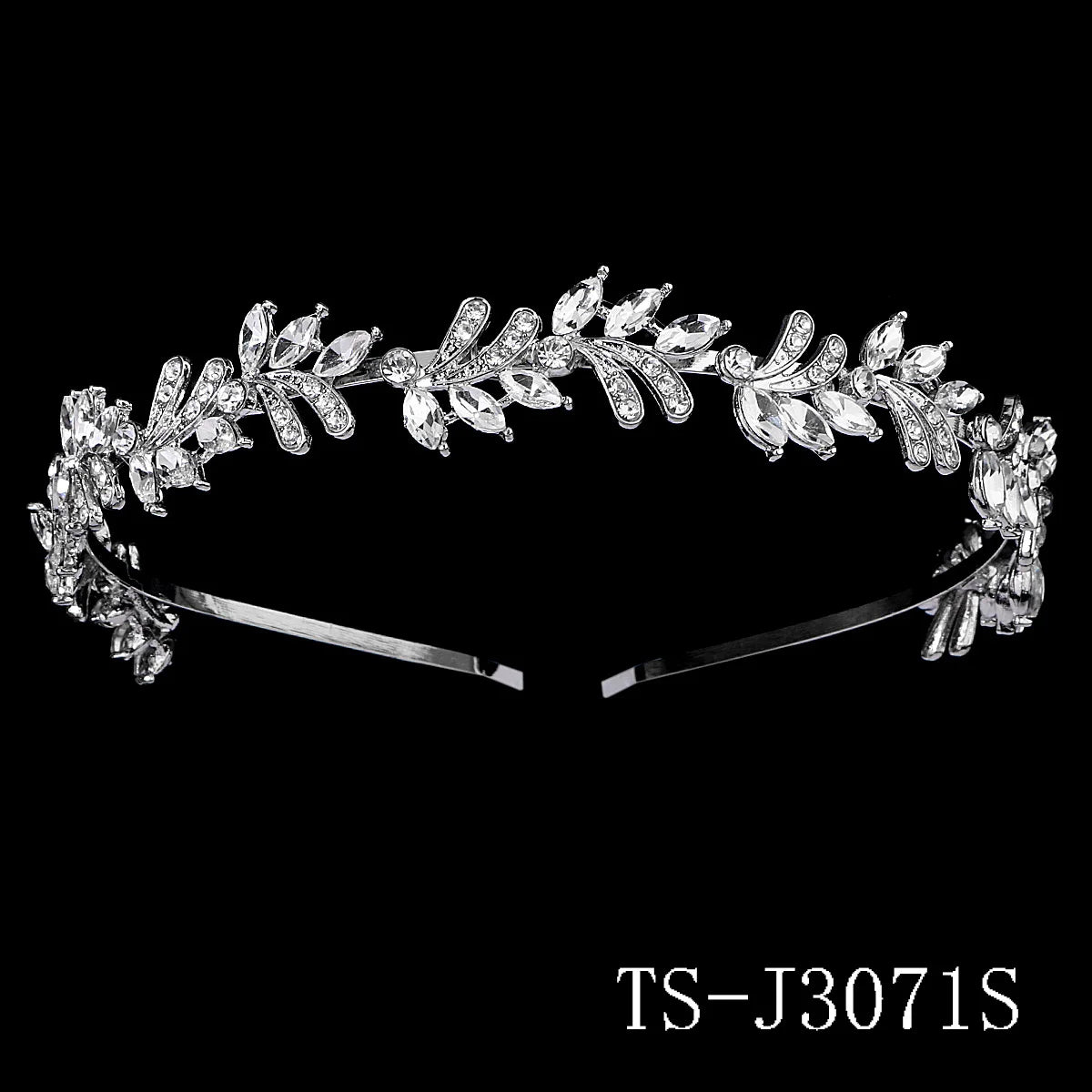 Silver Rhinestone Bridal Headband