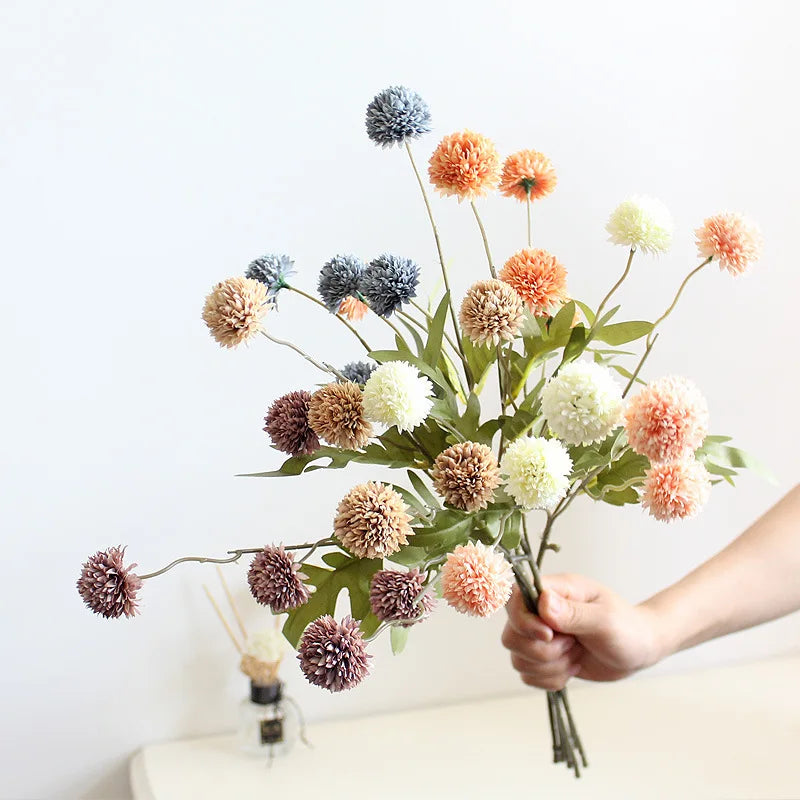 Autumn Dandelion Decorative Flower Stem
