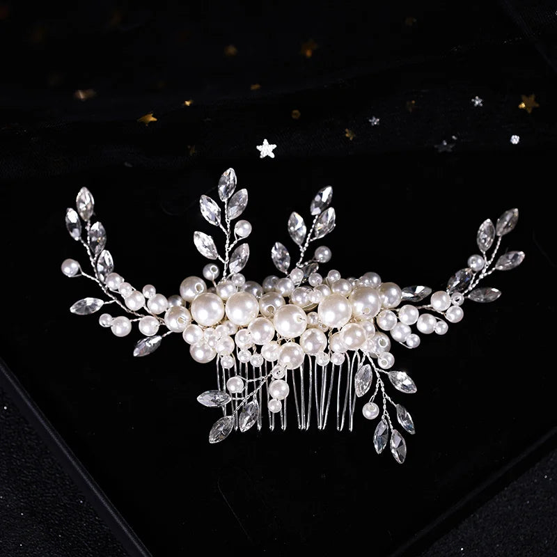 Pearl & Crystal Bridal Hair Comb
