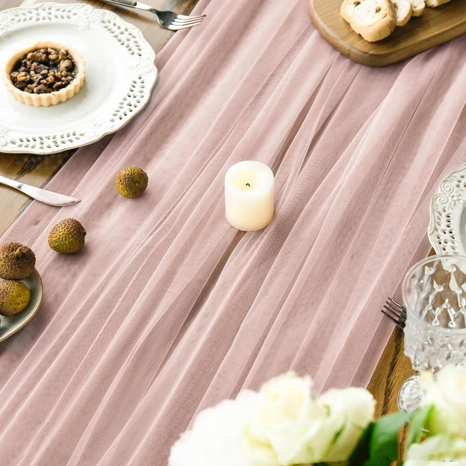 Soft Mesh Tulle Fabric for Event Decoration