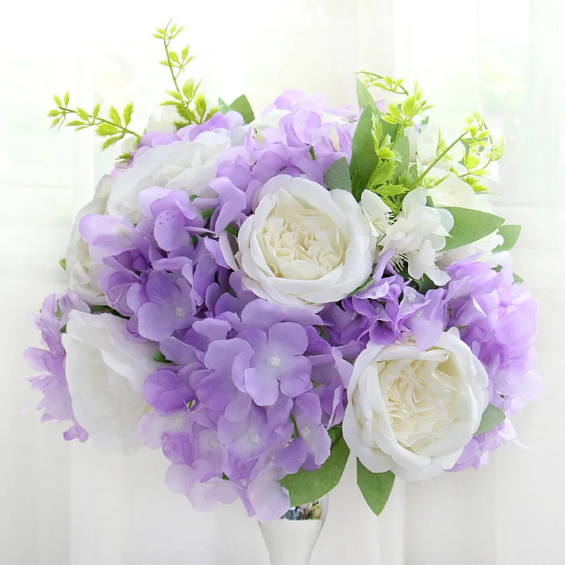 Silk Floral Ball Centerpieces — 35cm, 45cm & 50cm, Multiple Colors and Designs