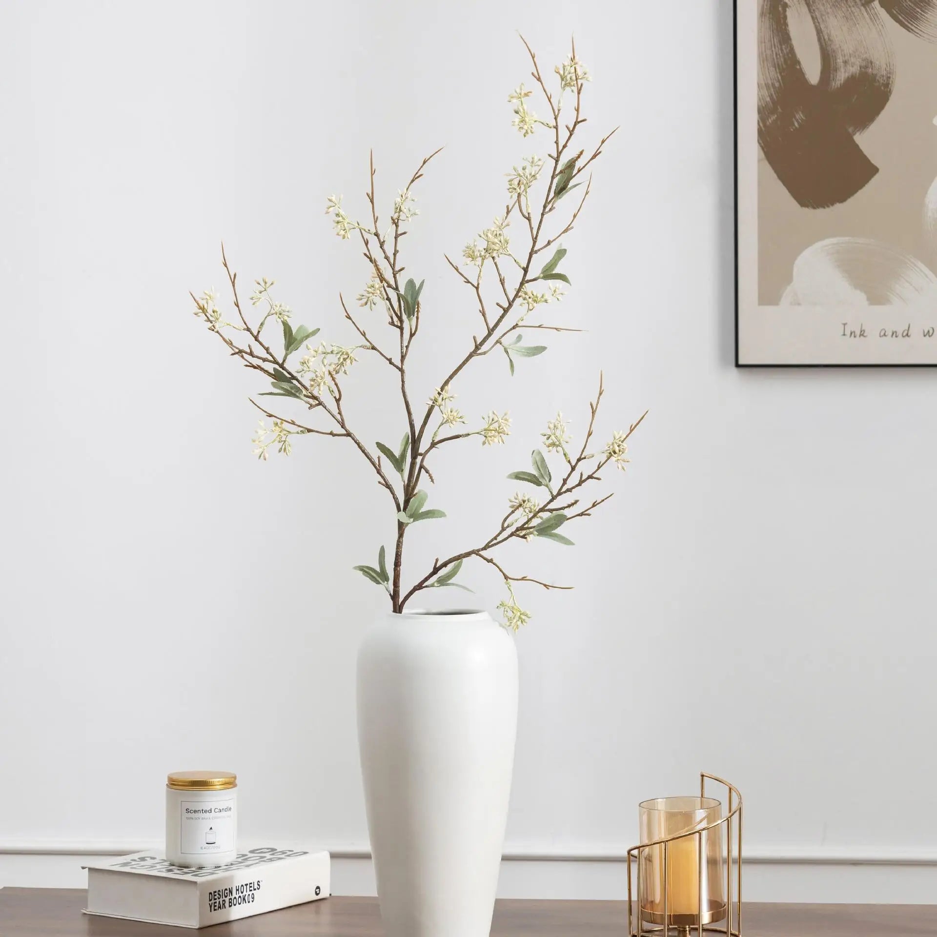 Triangular Eucalyptus Decorative Branch