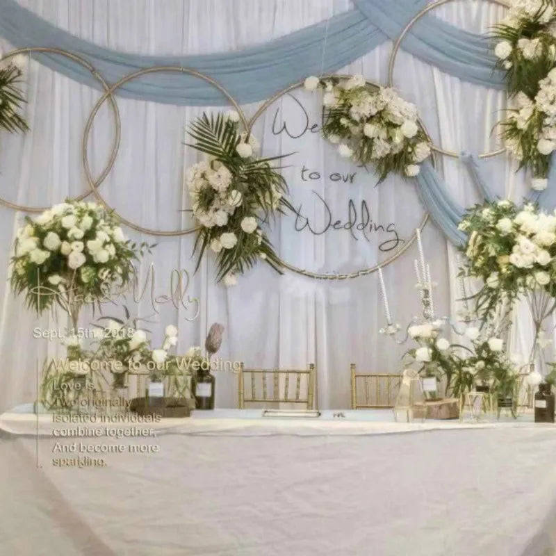 Twist Design Flower Stand Elegant Event Decor