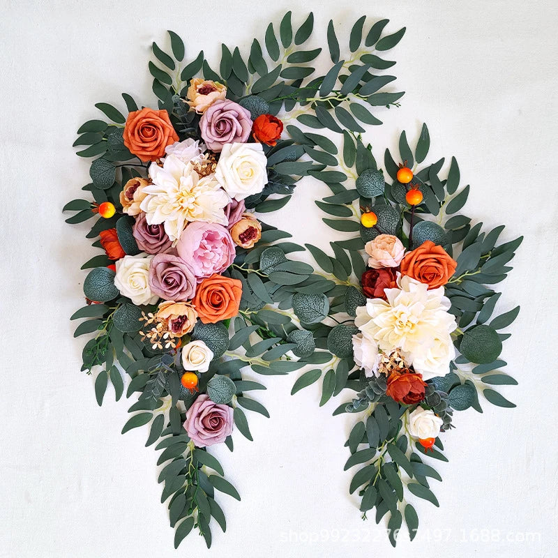Arch Flower Swag Wedding Decoration Rose Floral