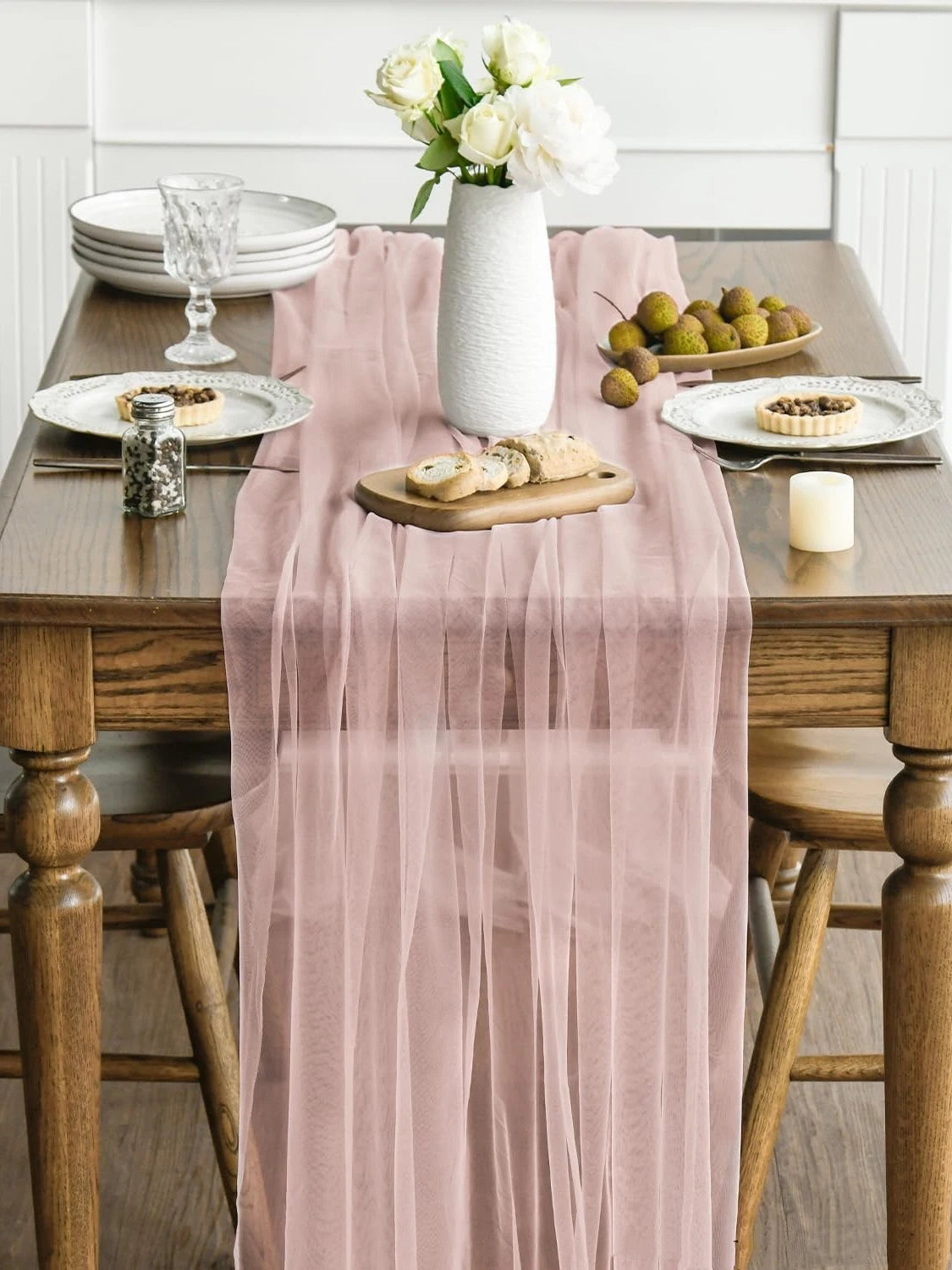 Soft Mesh Tulle Fabric for Event Decoration