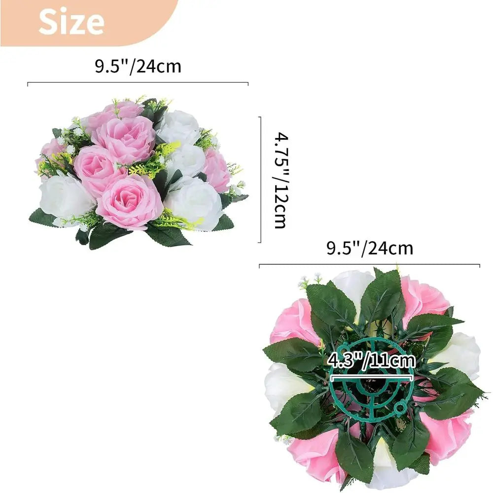 Romantic Rose Flower Ball Event Table Decor