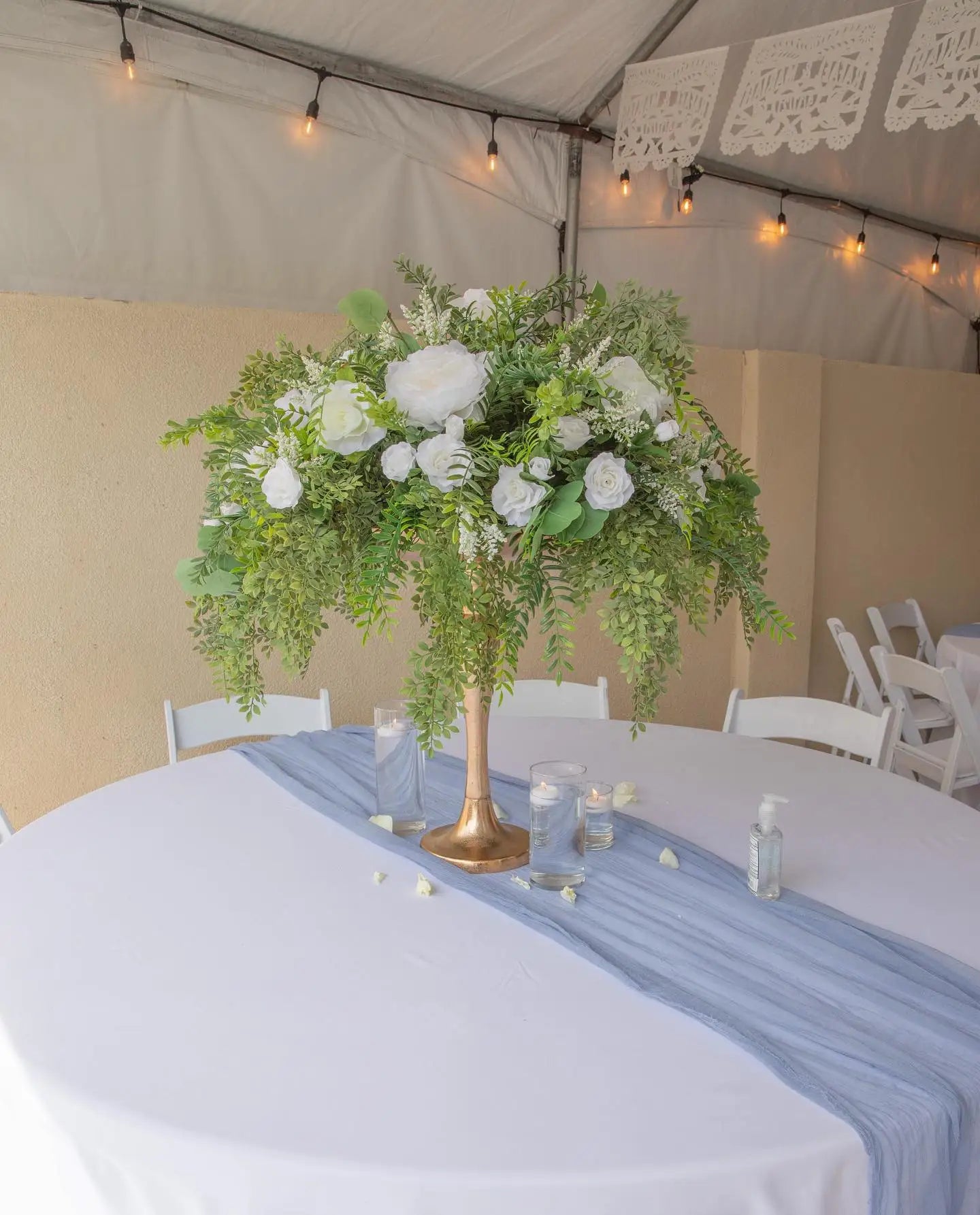 Soft Gauze Rustic Setting Table Runner and Napkin Set
