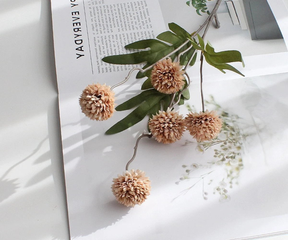 Autumn Dandelion Decorative Flower Stem