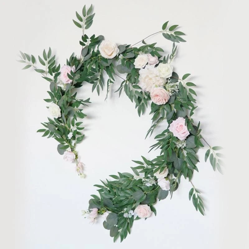 Green Leaf Rattan Vine Garland