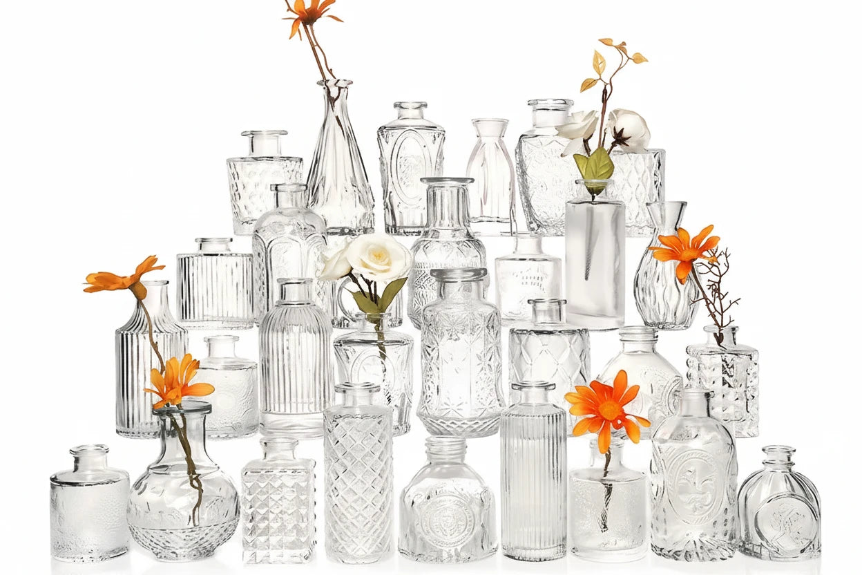 Modern Mini Glass Vase Home Table Decoration