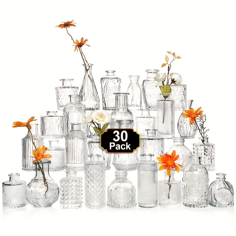 Modern Mini Glass Vase Home Table Decoration