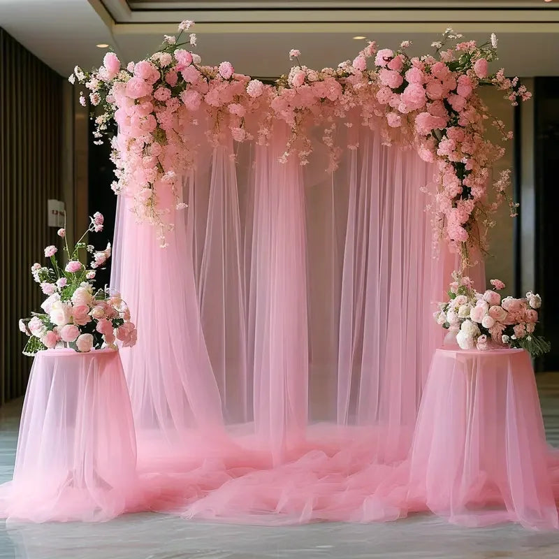 Soft Mesh Tulle Fabric for Event Decoration