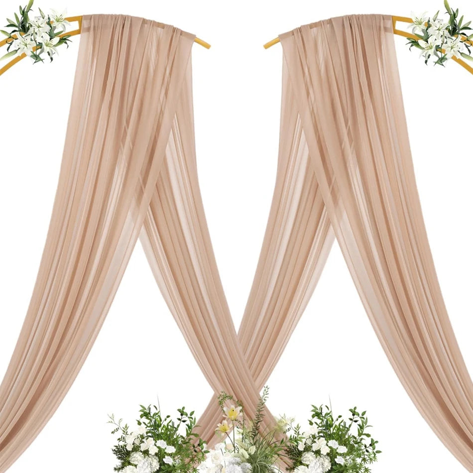 Soft Chiffon Drape for Backdrops, Arch or Table Runner