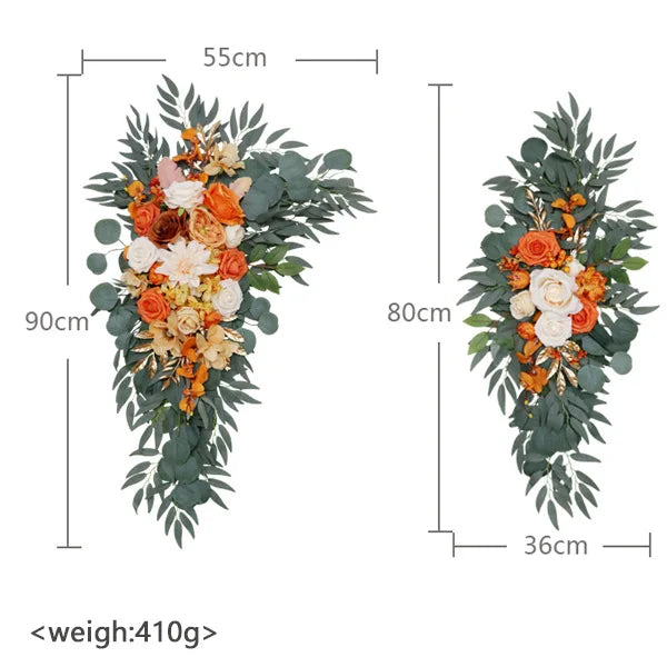 Arch Flower Swag Wedding Decoration Rose Floral