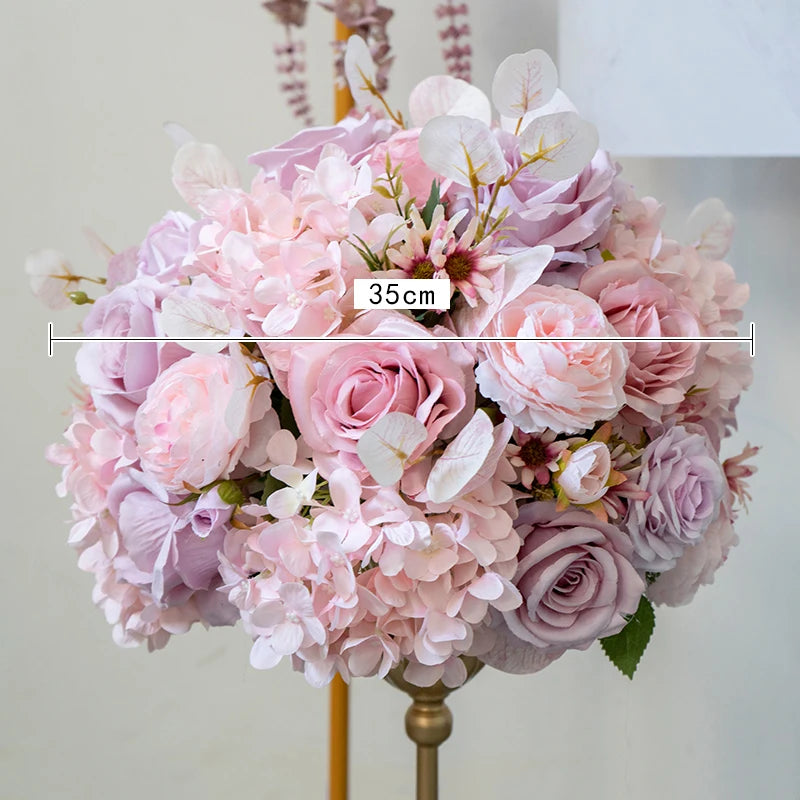 Pink Purple Flower Arrangement Pieces
