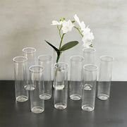 Transparent Cylinder Vase Modern Flower Display