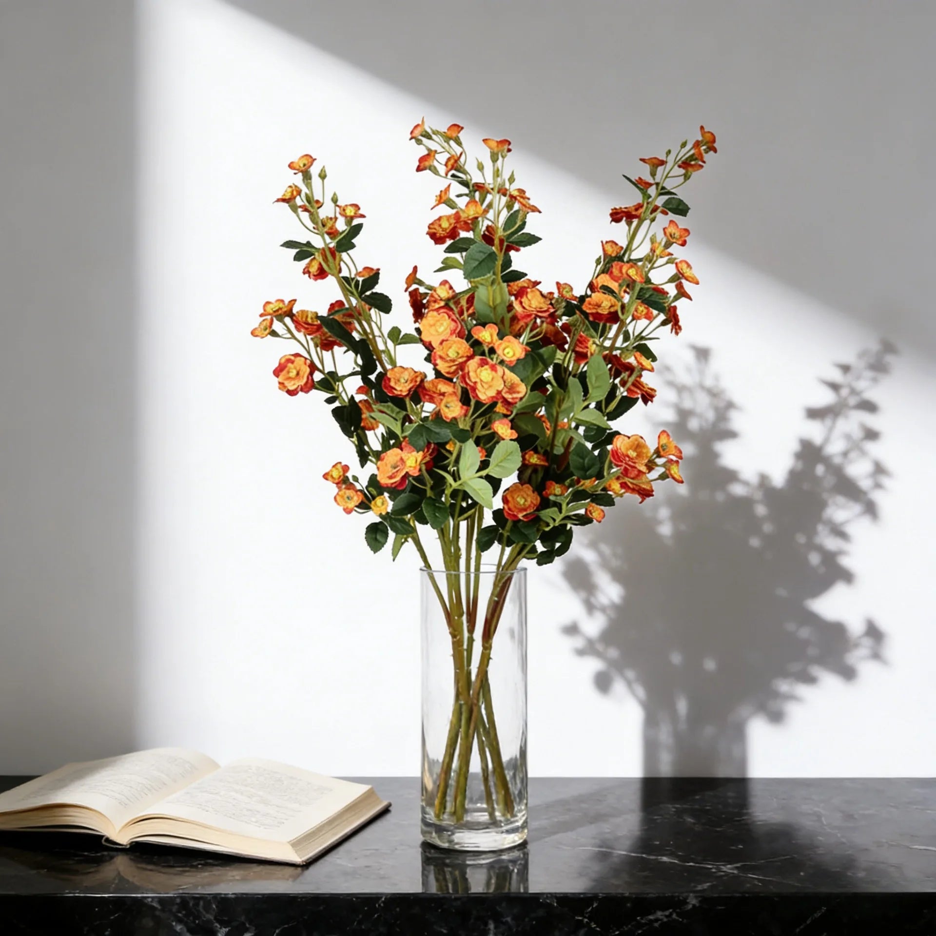 Rose Spray Small Bloom Stem