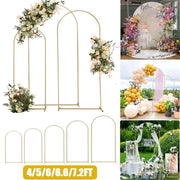 Gold Wedding Arch Stand Event Backdrop Frame