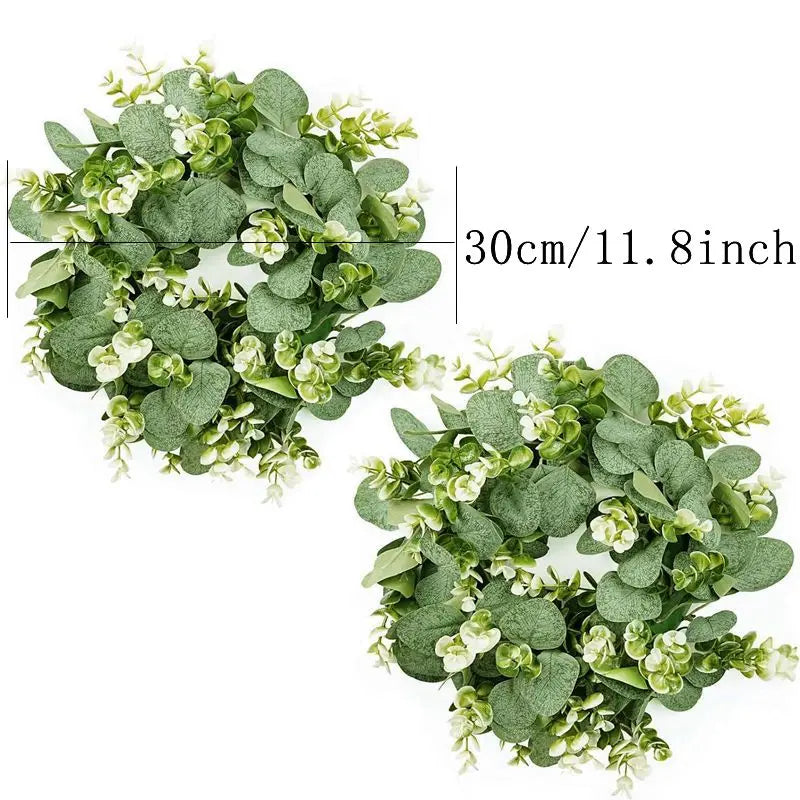 Artificial Eucalyptus Leaf Wreath