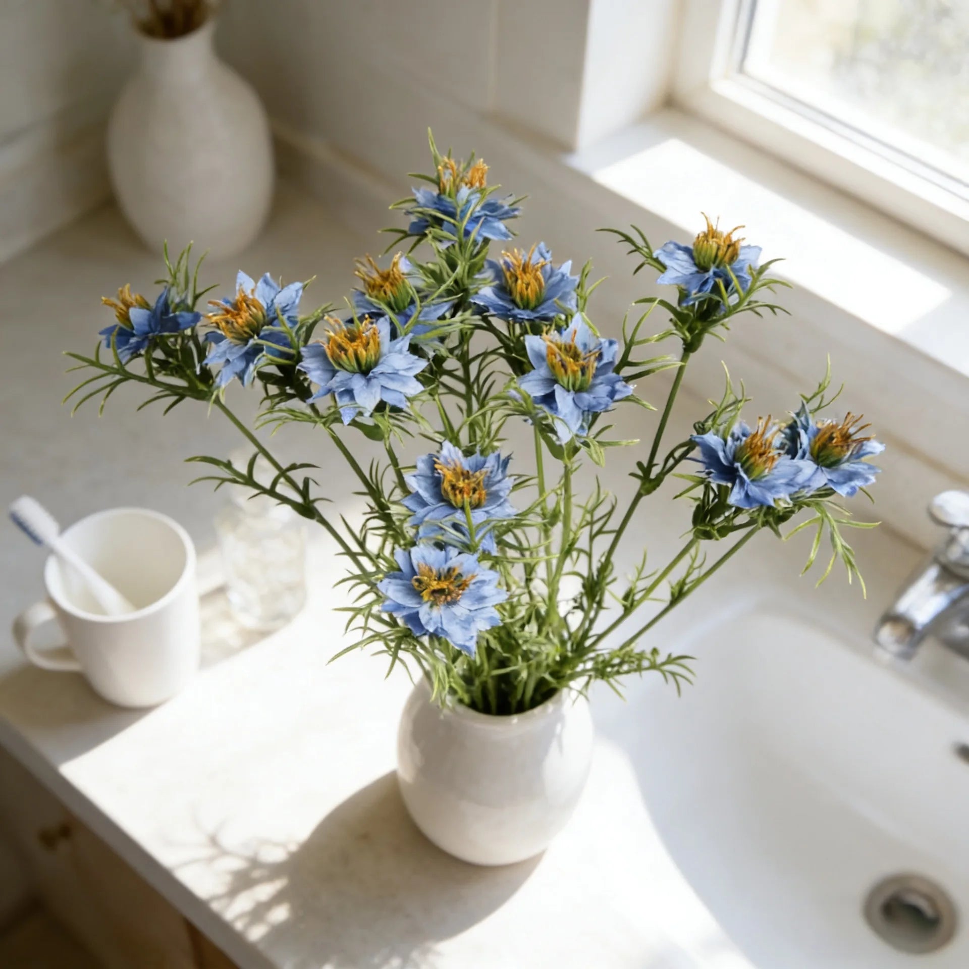 Nigella Daisy Wildflower Spray Stem