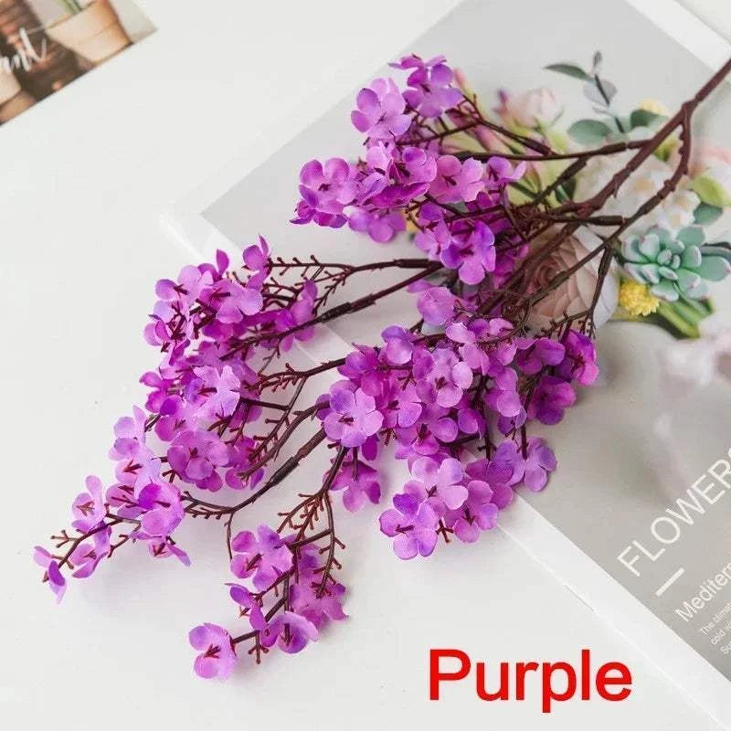 Artificial Flower Bouquet 13 Heads European Peony Silk Flowers Plastic