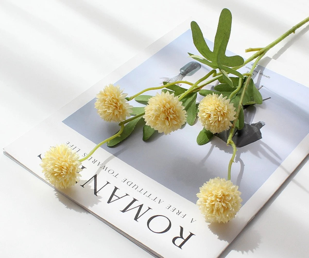 Autumn Dandelion Decorative Flower Stem