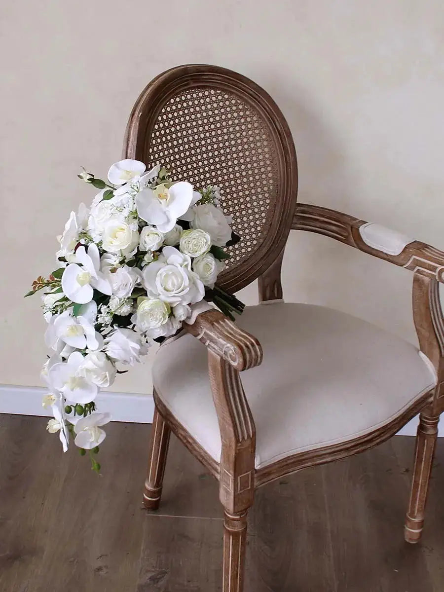 Cascading Silk Bridal Bouquet