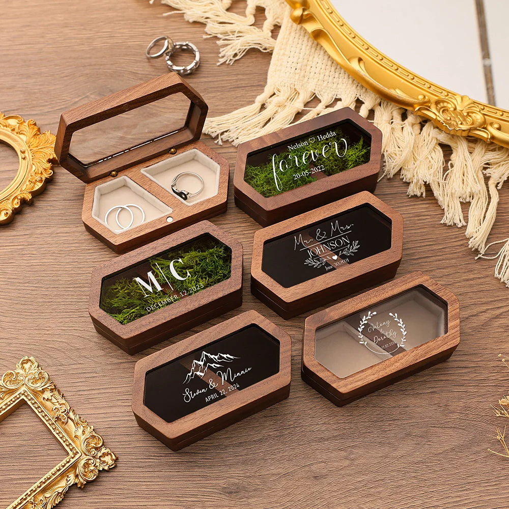 Personalized Wedding Ring Box