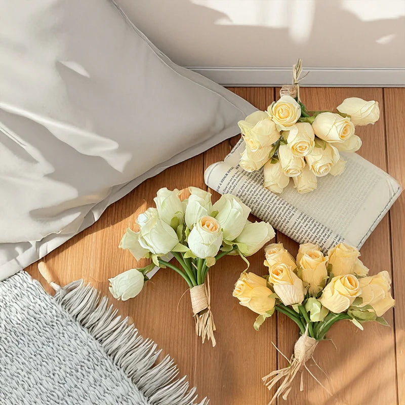 10in Handmade Rose Bouquet