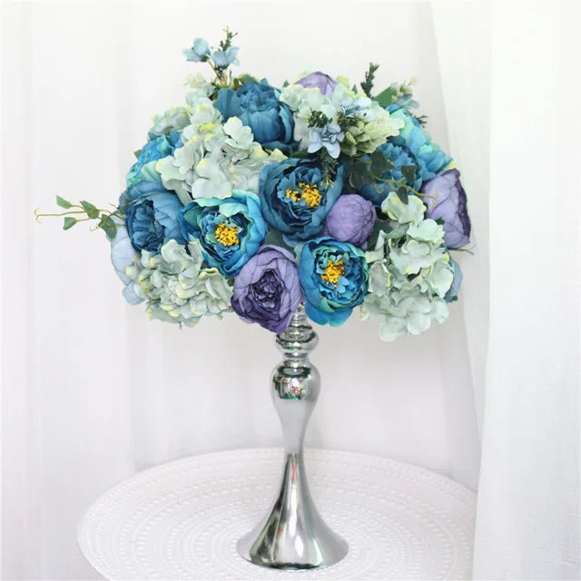 Silk Floral Ball Centerpieces — 35cm, 45cm & 50cm, Multiple Colors and Designs