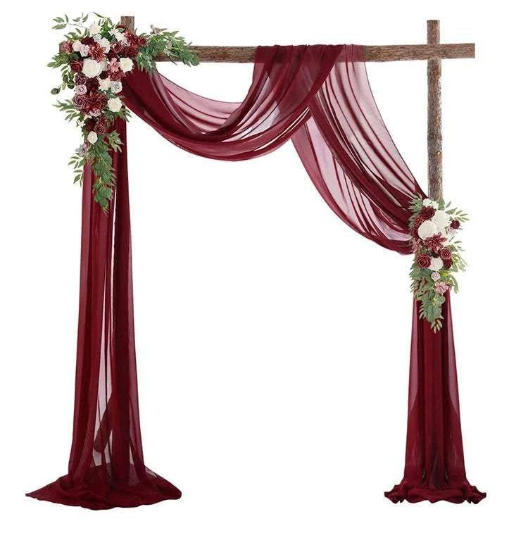 Wedding Arch Drape Chiffon Fabric Draping Curtain Drapery Wedding Birt