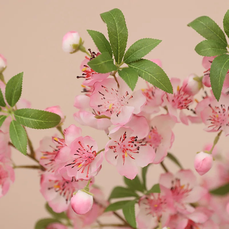 32in Artificial Peach Blossom Branch
