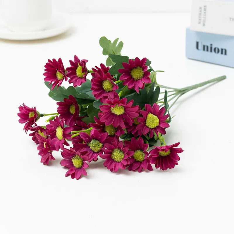 21 Heads Of Sunflowers Small Daisies Bouquets Of Chamomile Wedding Dec