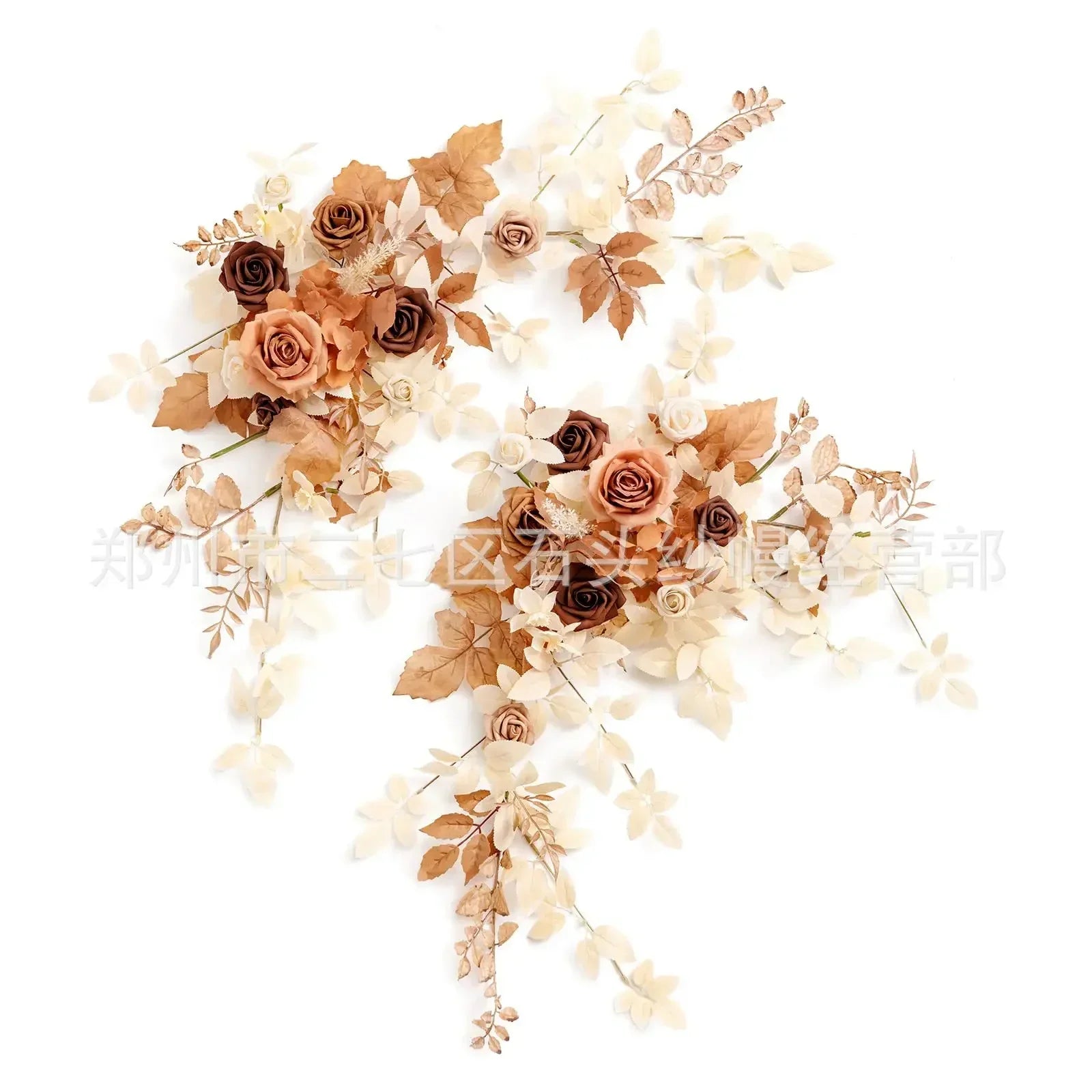 Elegant Rose Flower Decor Wedding Table Accent