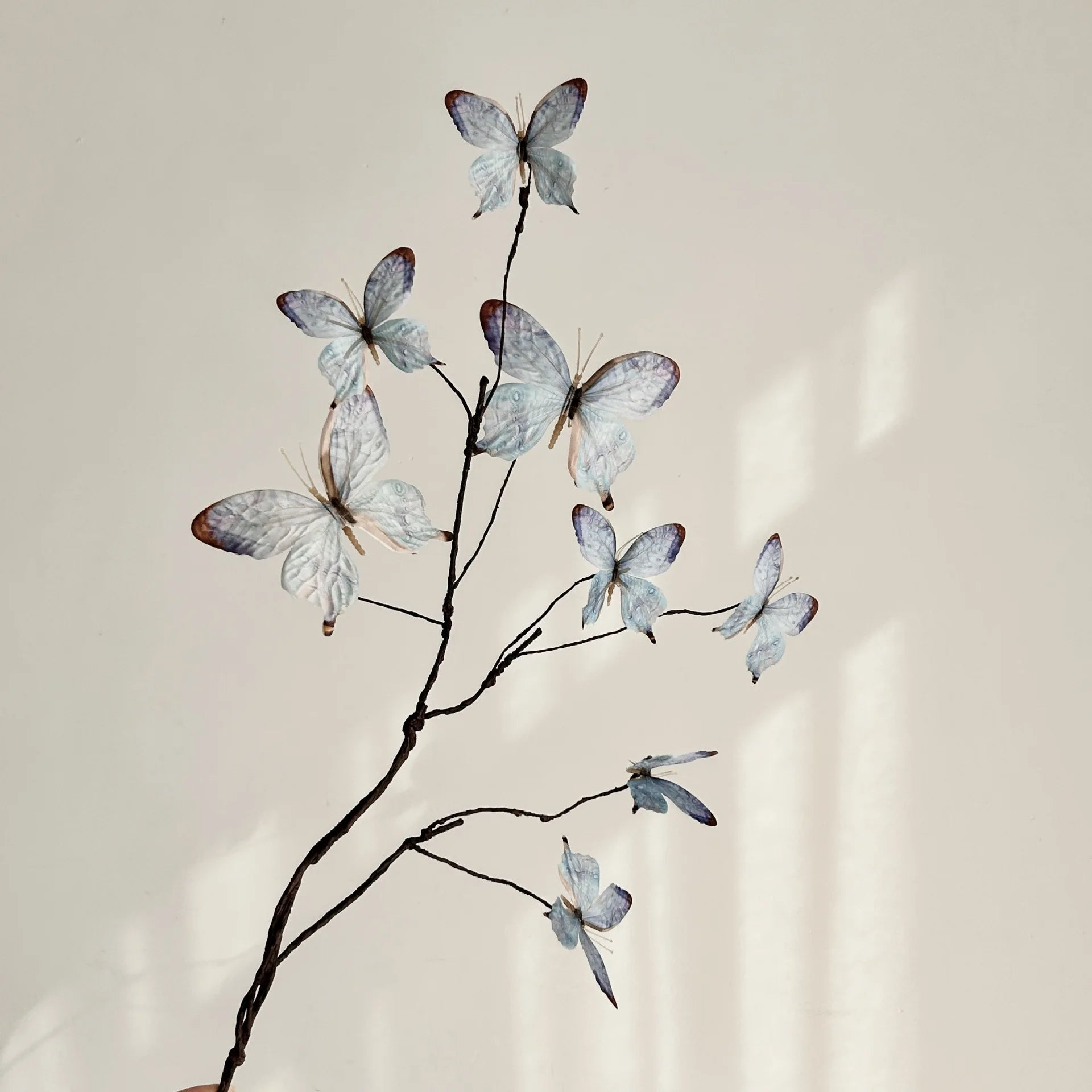 Faux Butterfly Flower Arrangement Decor