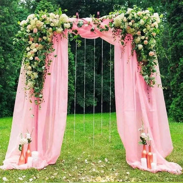 Wedding Arch Drape Chiffon Fabric Draping Curtain Drapery Wedding Stag