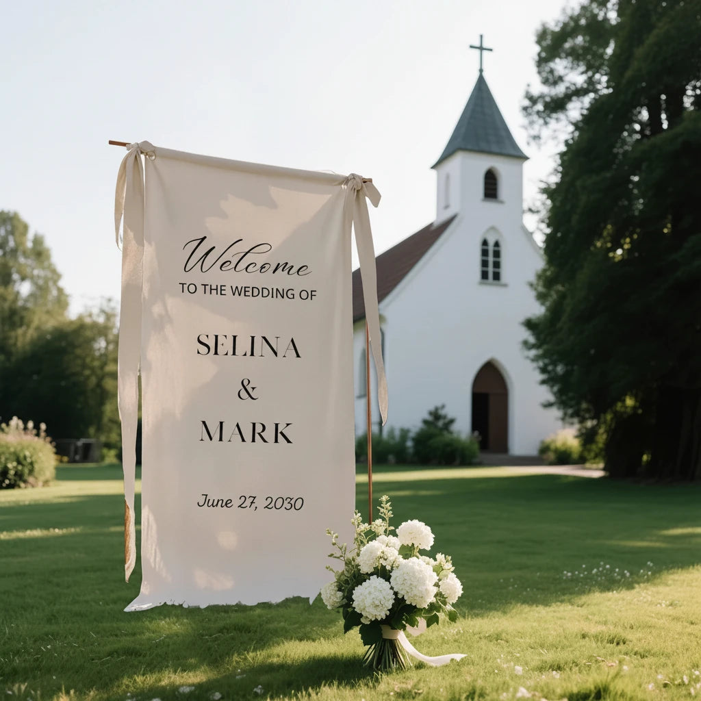 Personalized Wedding Banner